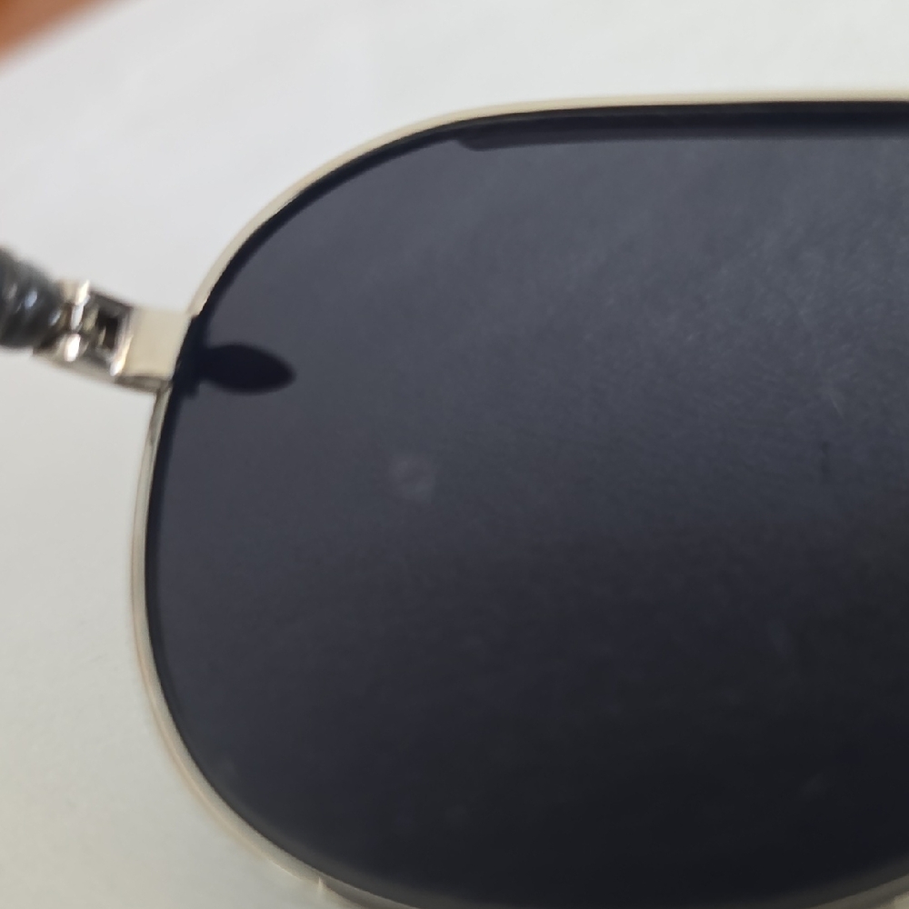 Chrome Hearts Silver Frame Black Lens Aviator Sunglasses For Men Or Woman - Picture 9 of 10